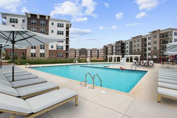 Resort-style saltwater swimming pool
